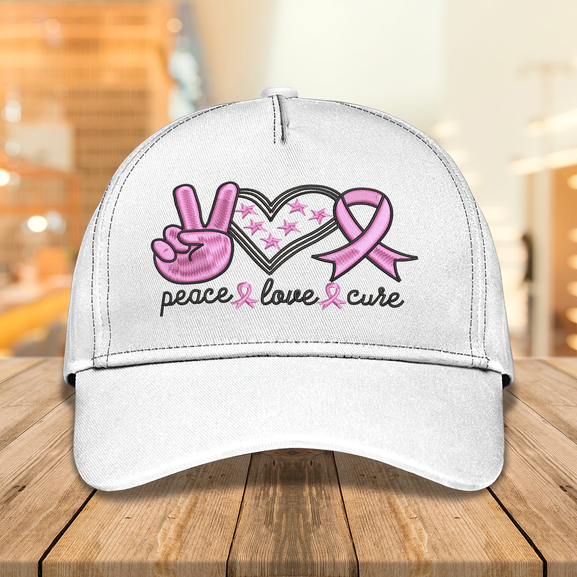 Cancer Embroidered Baseball Caps