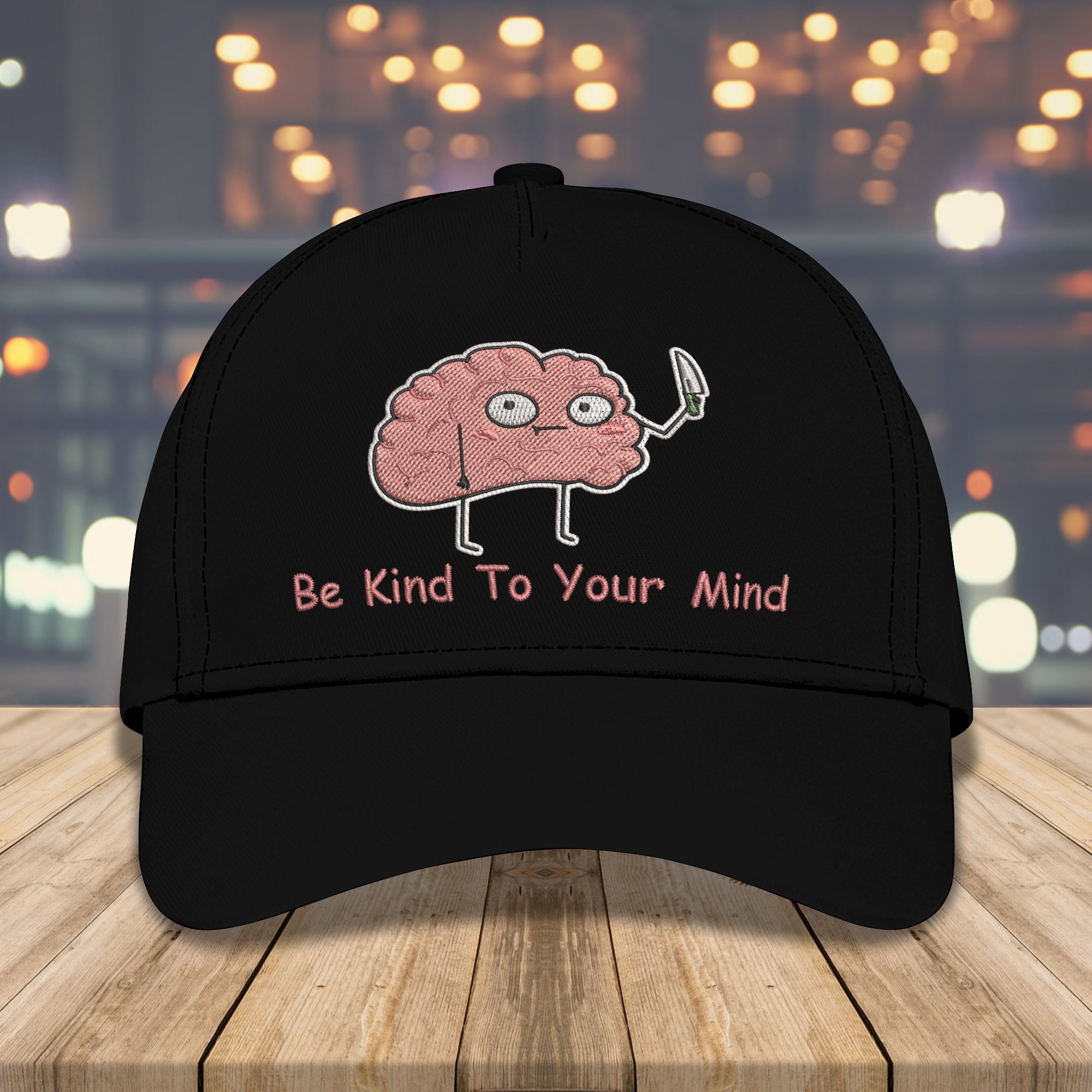 Be Kind To Your Mind Embroidered Baseball Caps