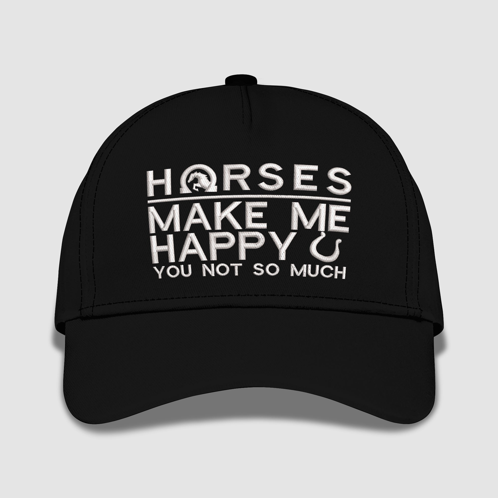 You Hold My Heart Horse Embroidered Baseball Caps