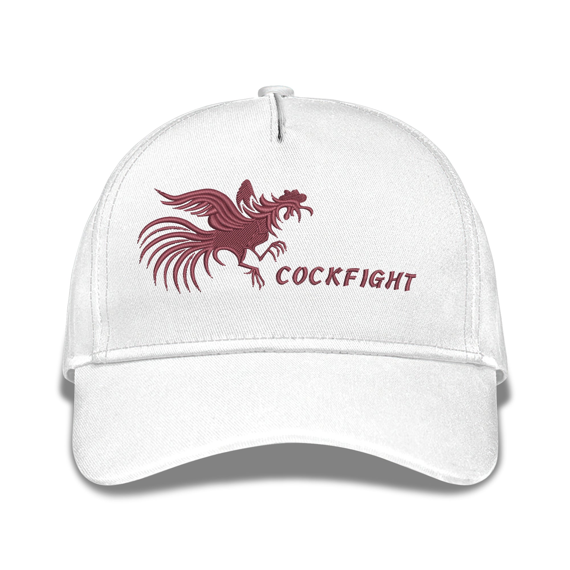 Cockfight Embroidered Baseball Caps