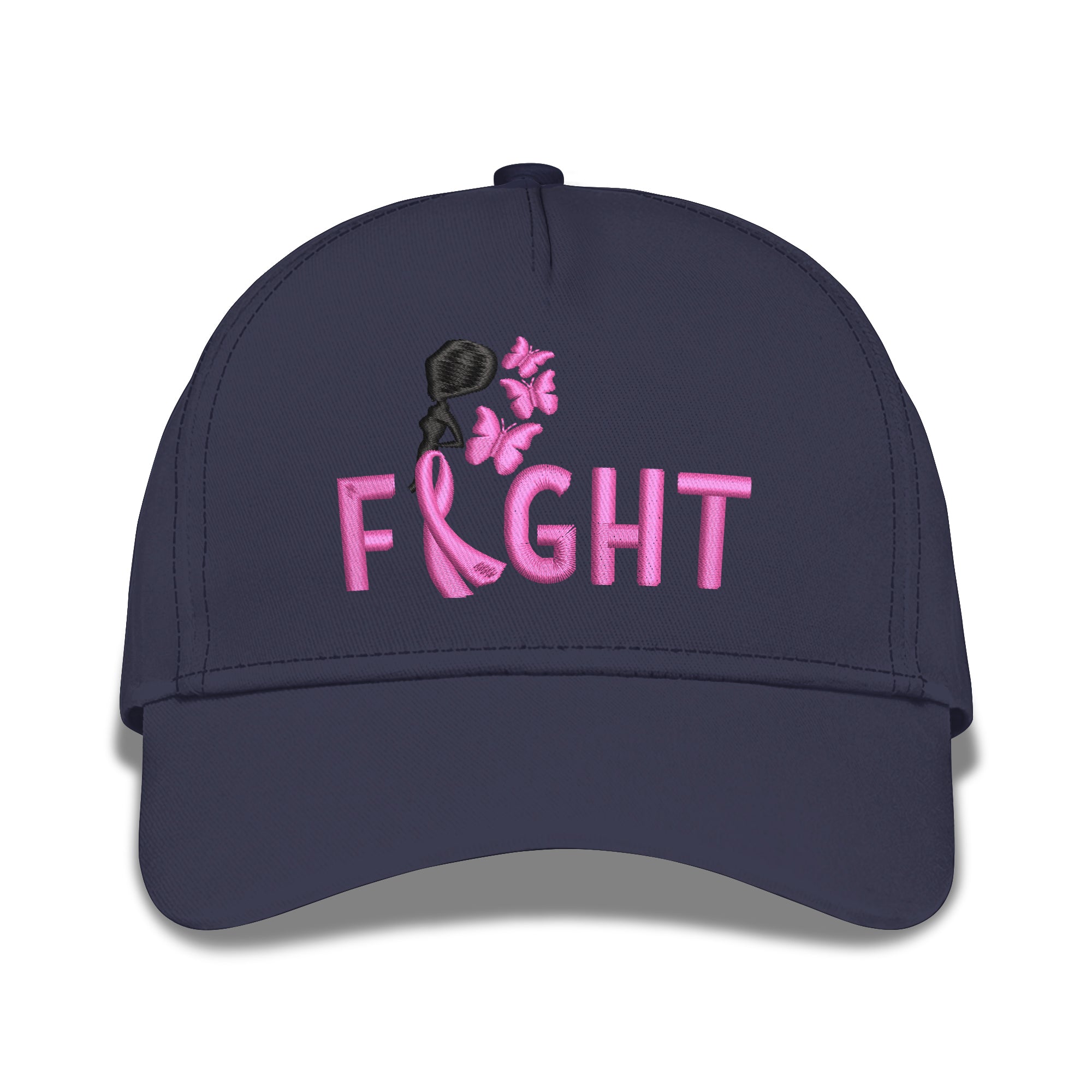 Fight Cancer Embroidered Baseball Caps