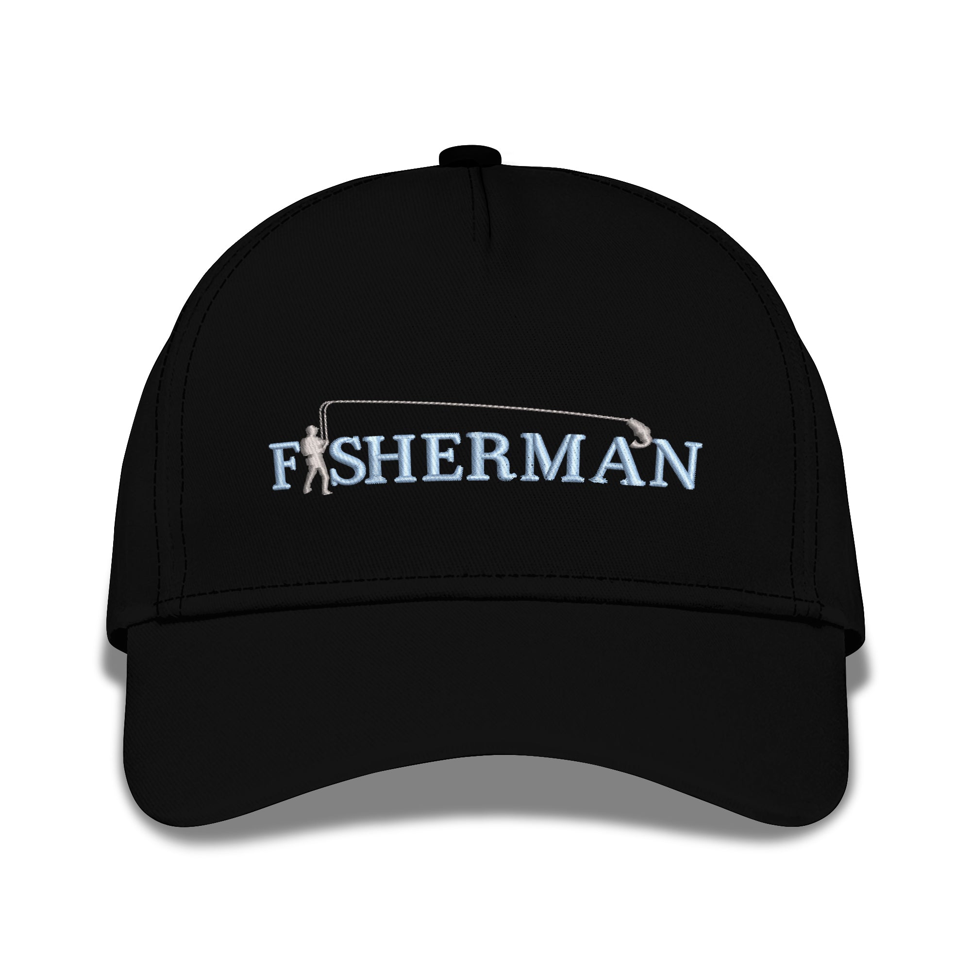 Fishierman Embroidered Baseball Caps, Fishing Emb Ballcap