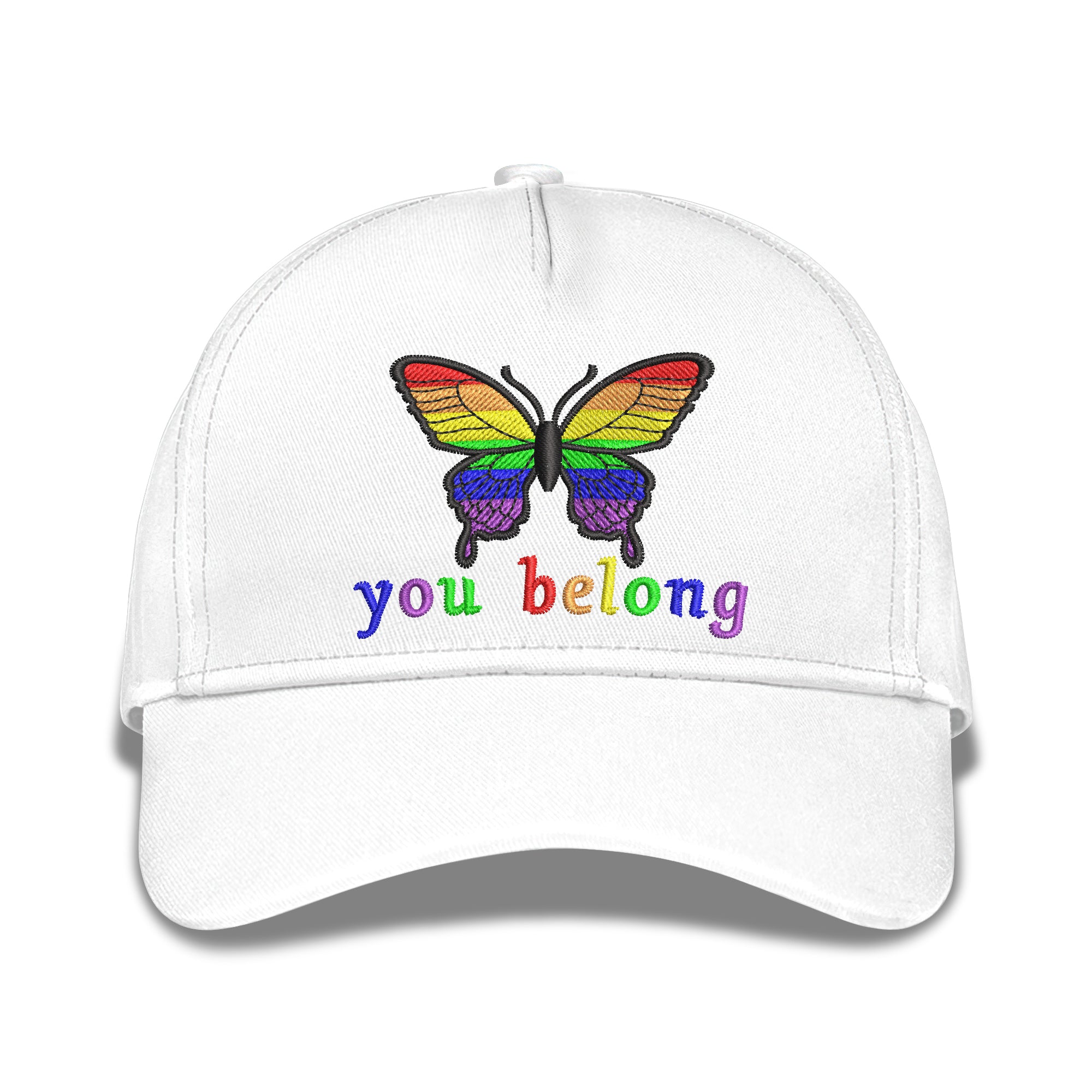 You Belong Embroidered Baseball Caps