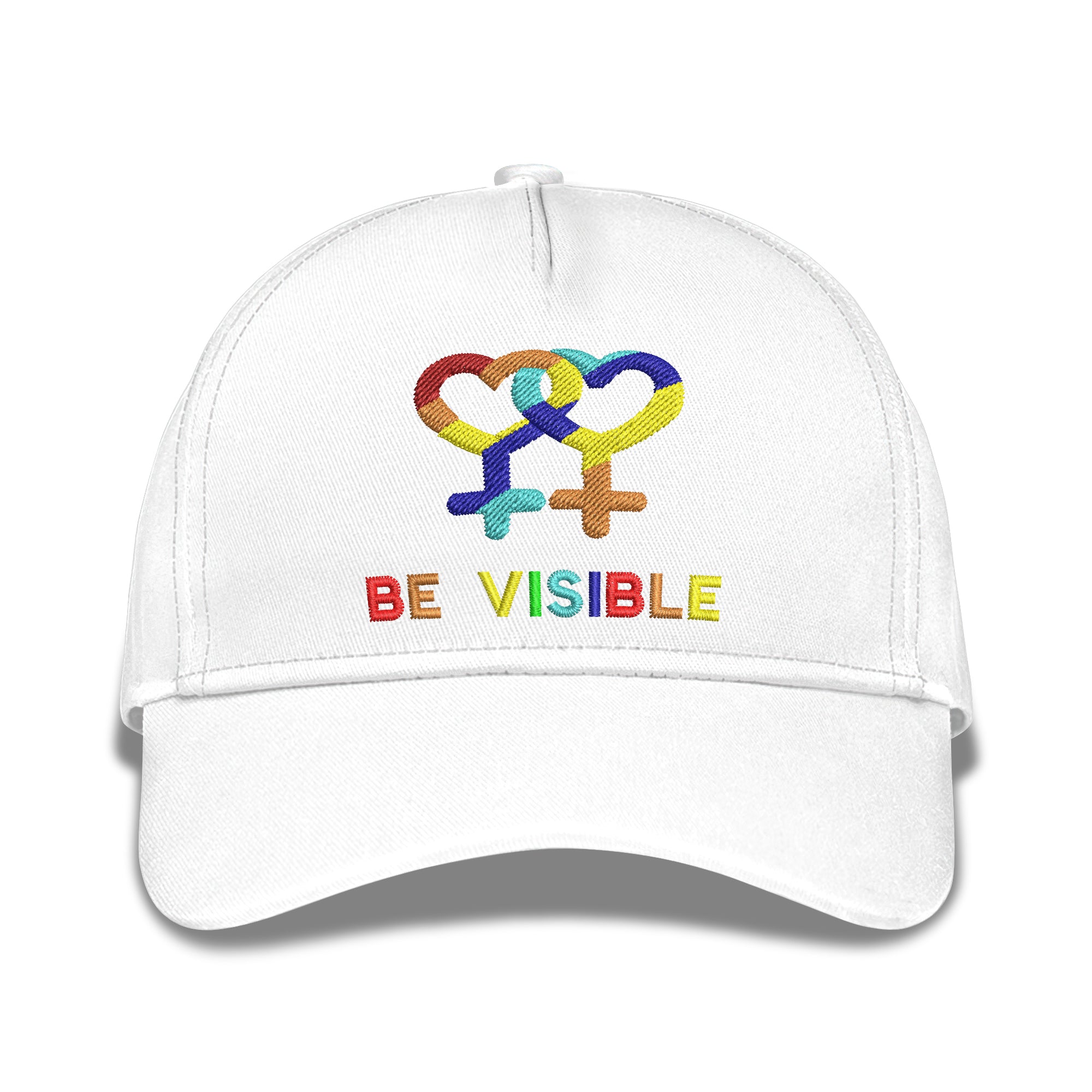 Be Visible Embroidered Baseball Caps