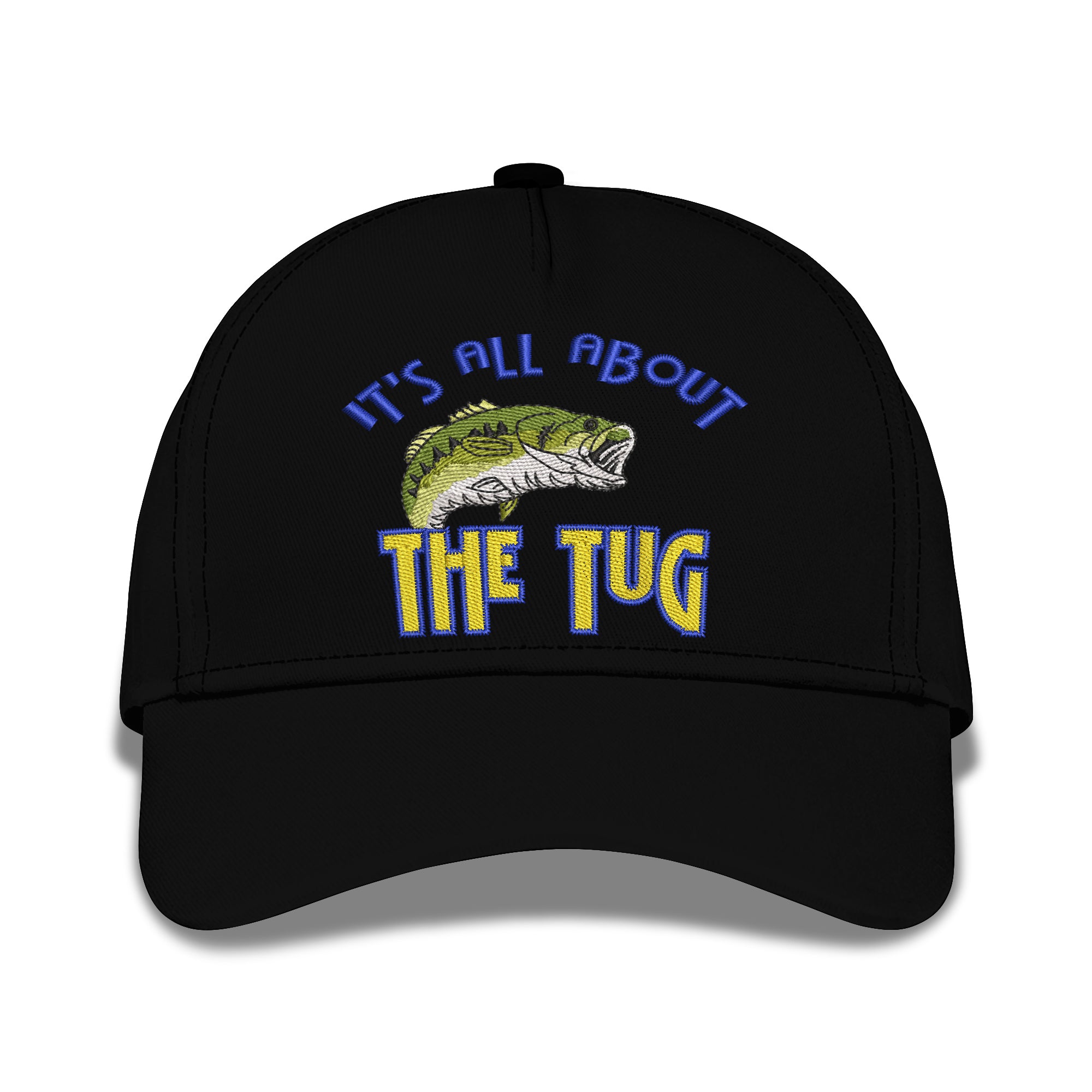 It's All About The Tug Embroidered Baseball Caps Fishing