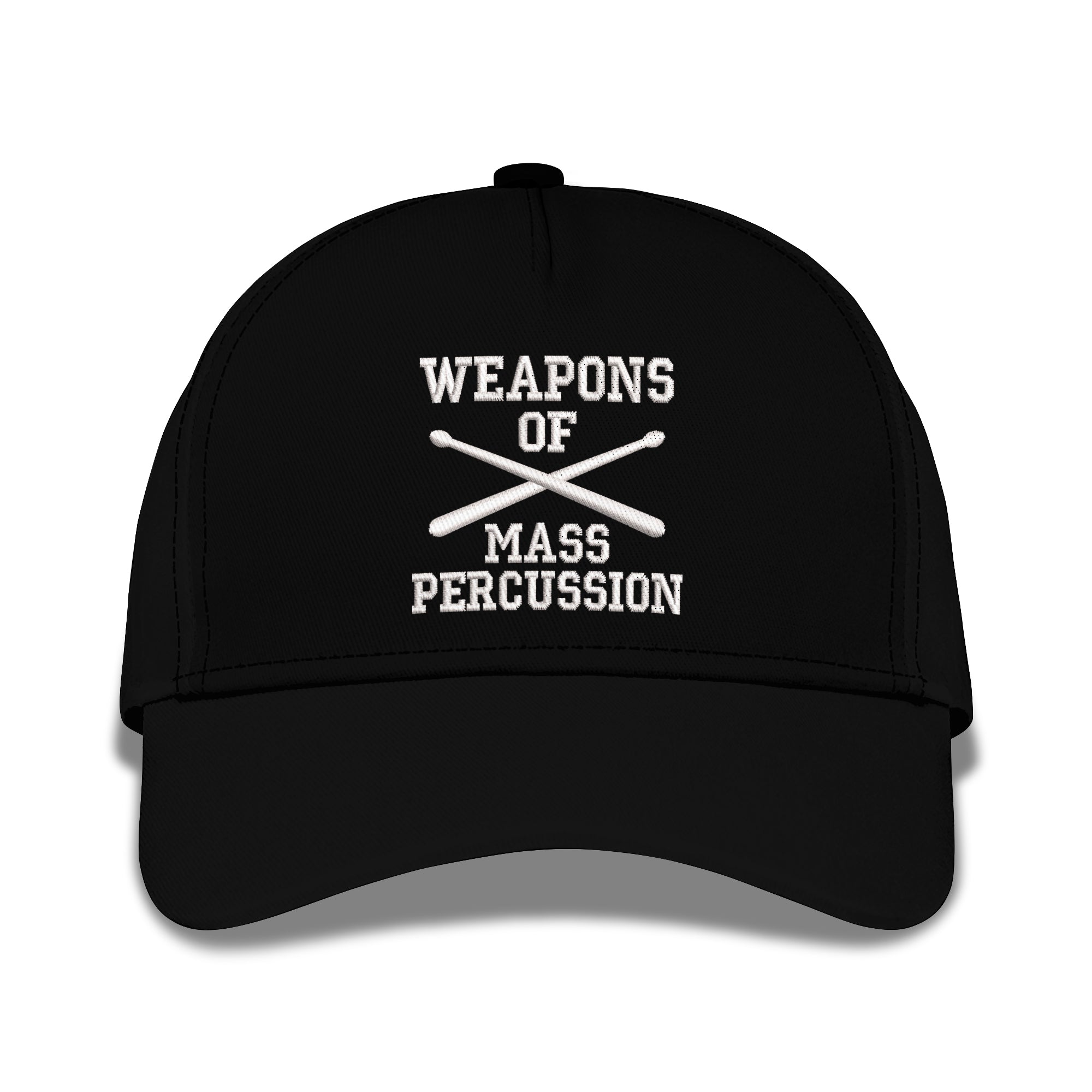 Weapons Of Mass Percussion Embroidered Baseball Caps