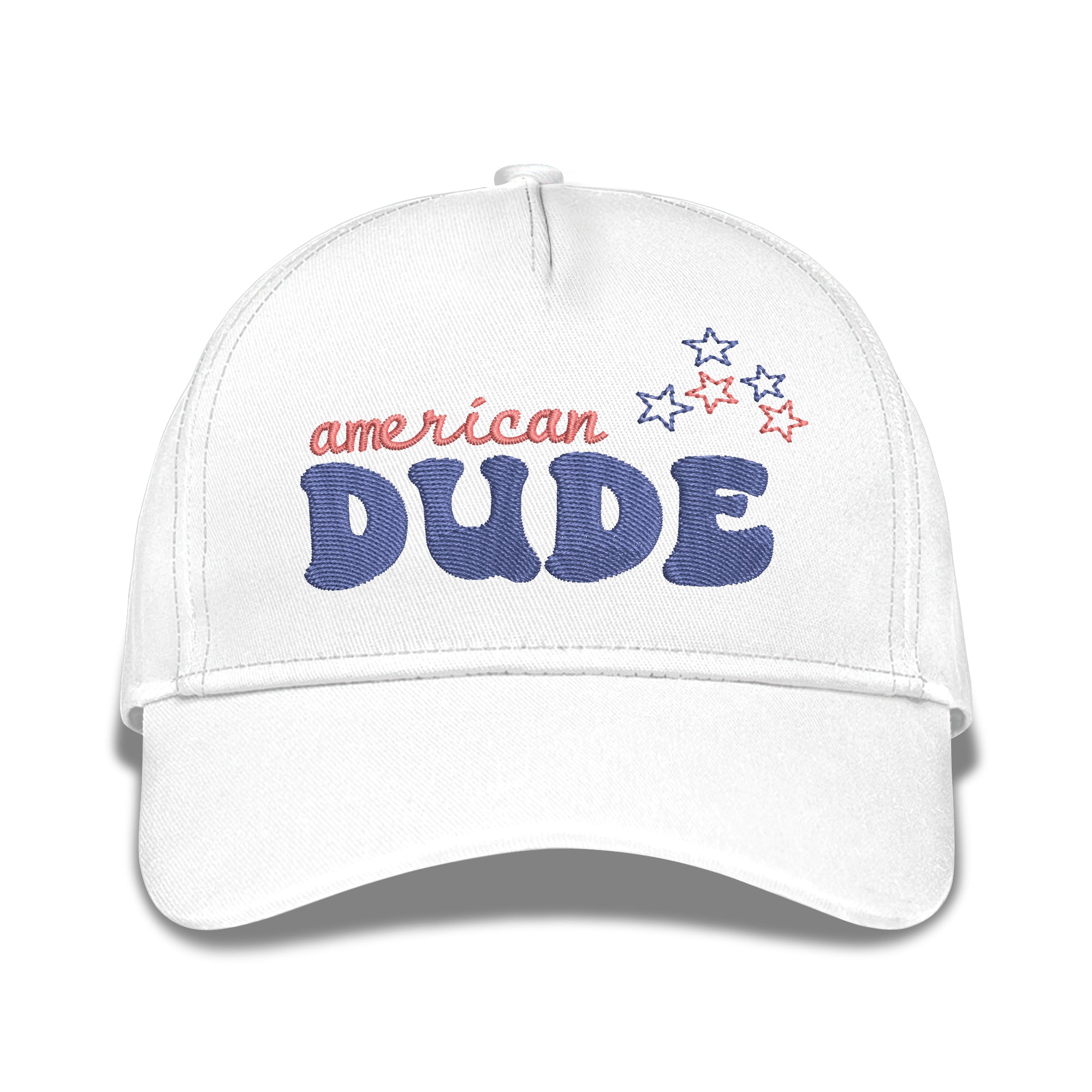 American Dude Embroidered Baseball Caps