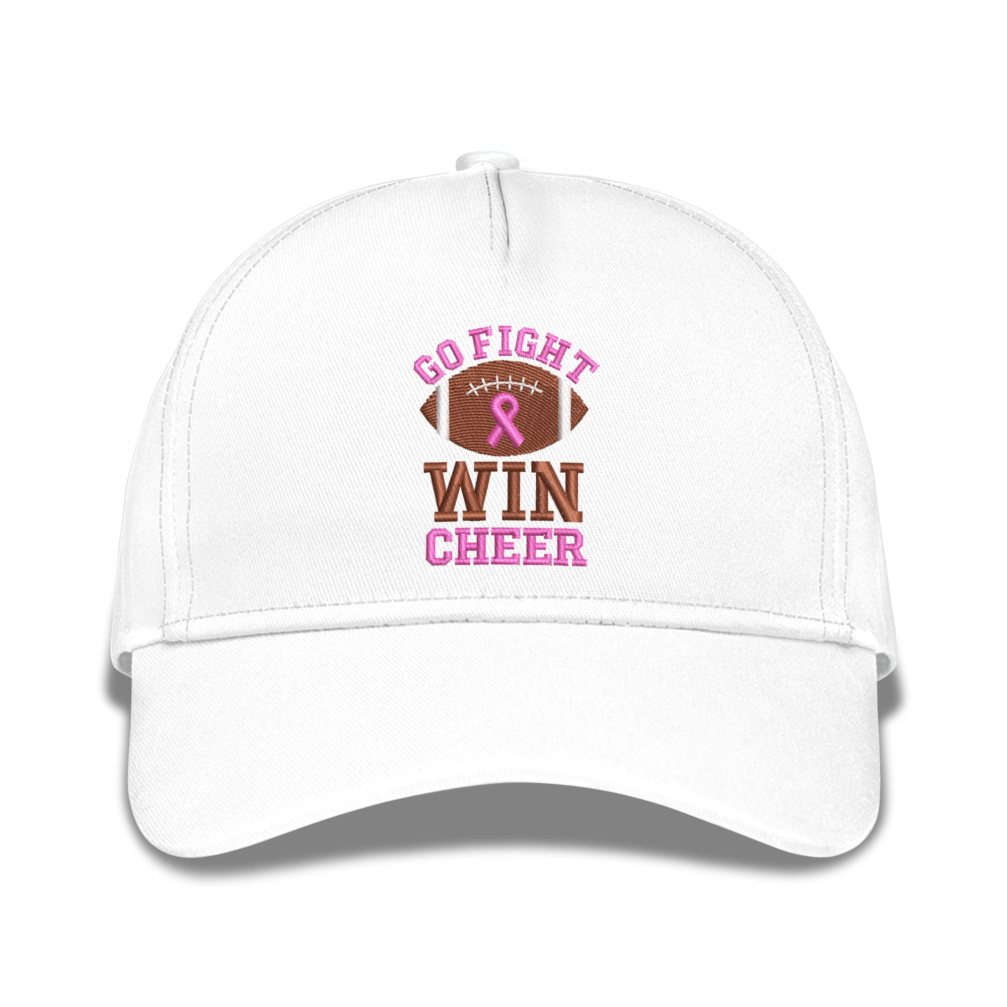 Go Fight Win Cheer Embroidered Baseball Caps