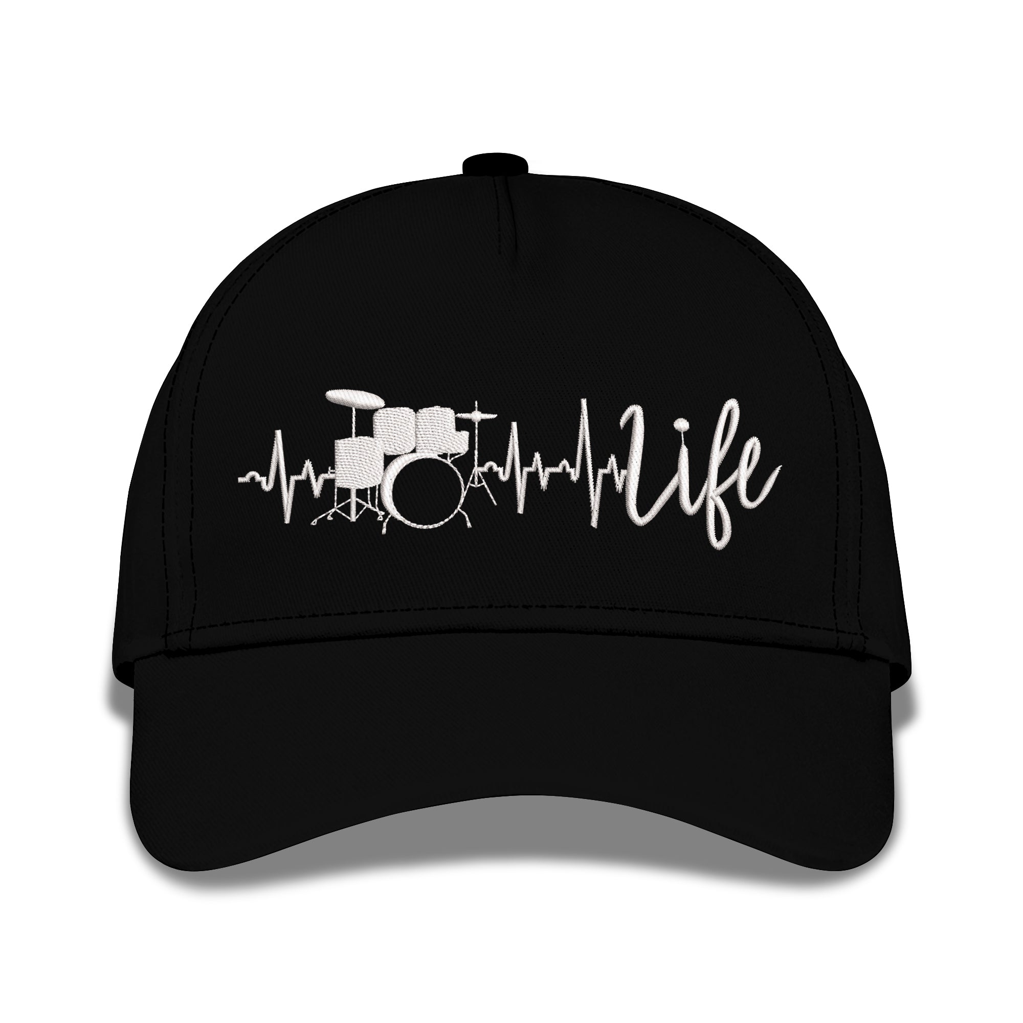 Drum Life Embroidered Baseball Caps