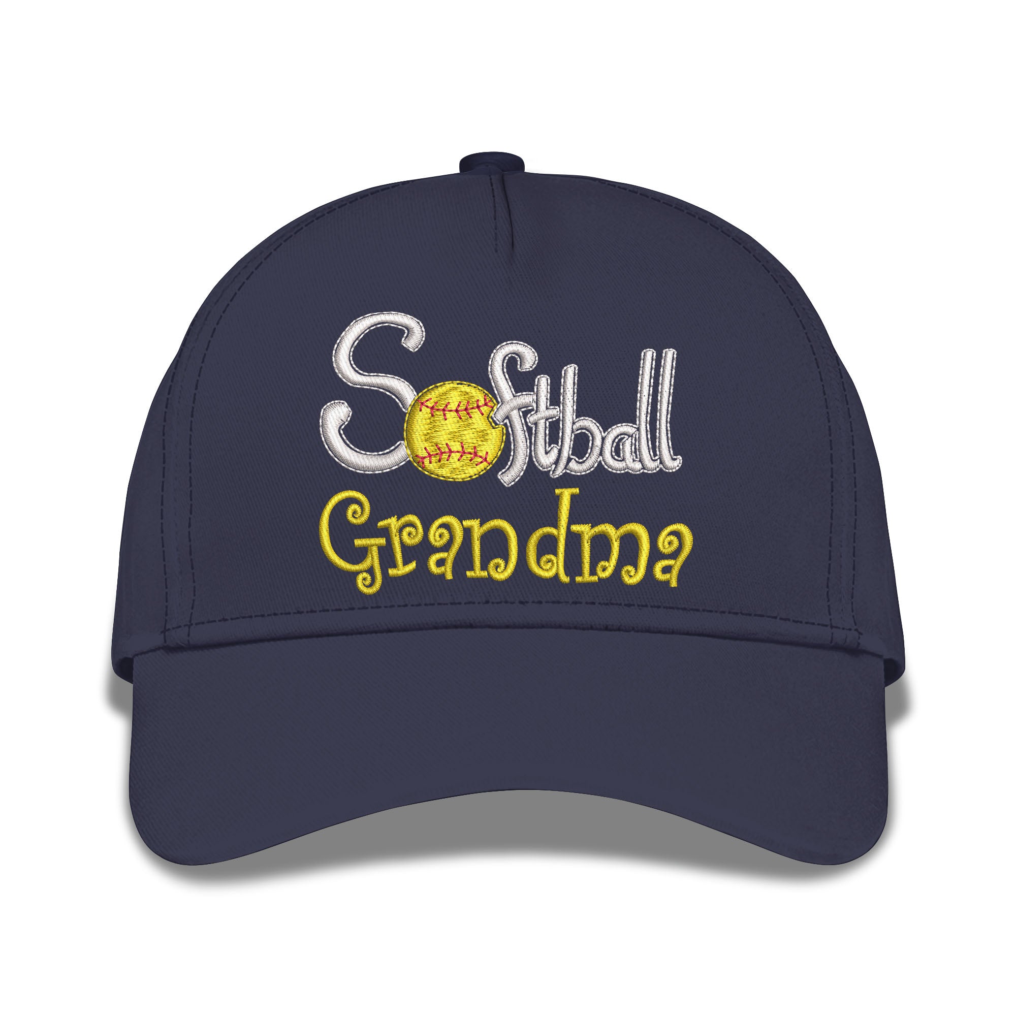 Softball Grandma Embroidered Baseball Caps