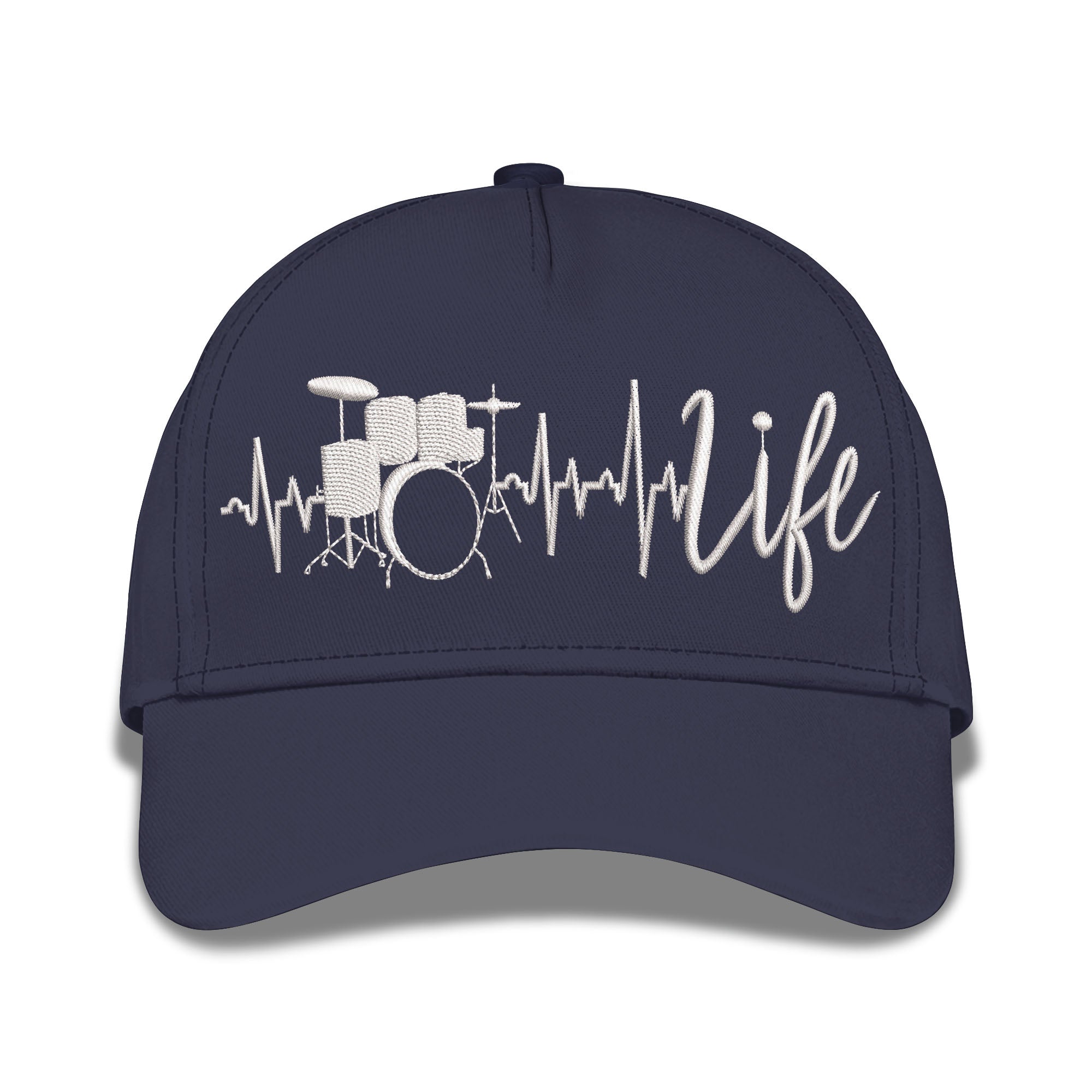 Drum Life Embroidered Baseball Caps
