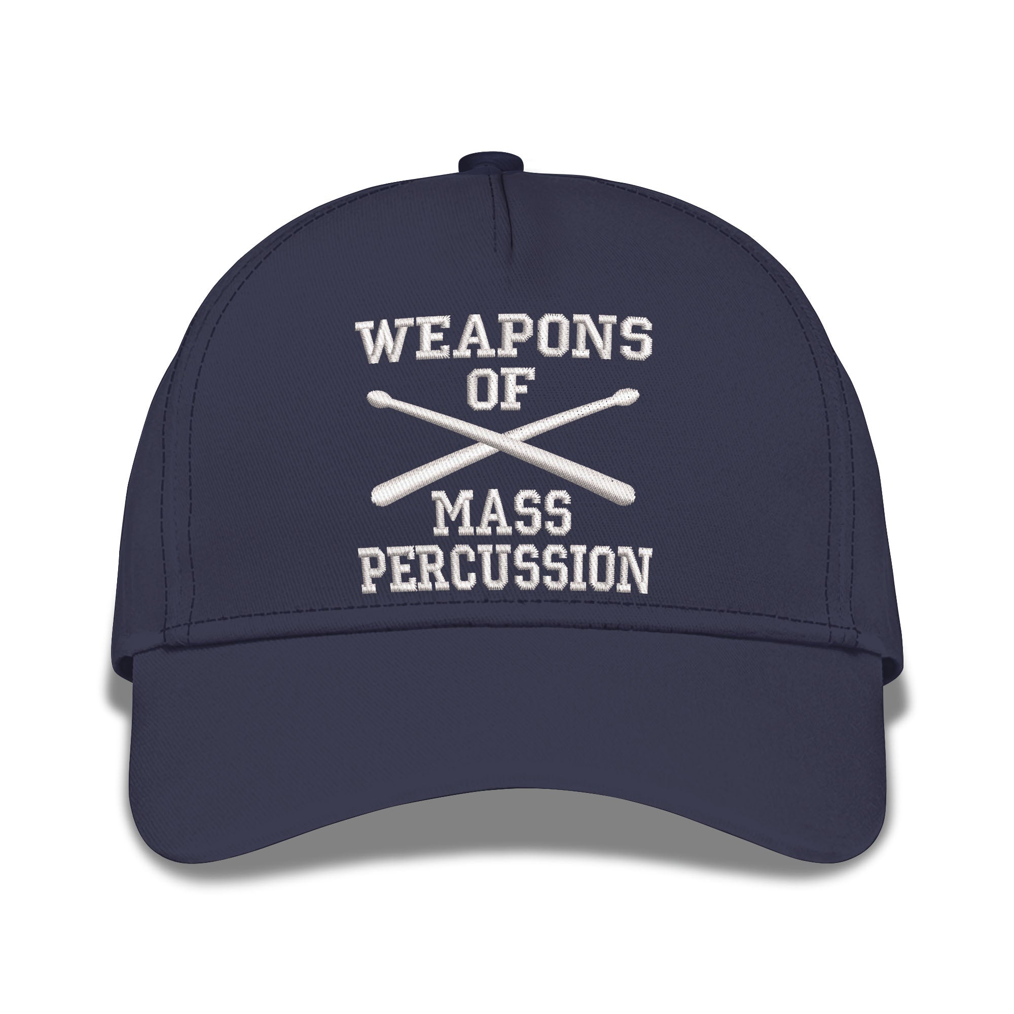 Weapons Of Mass Percussion Embroidered Baseball Caps