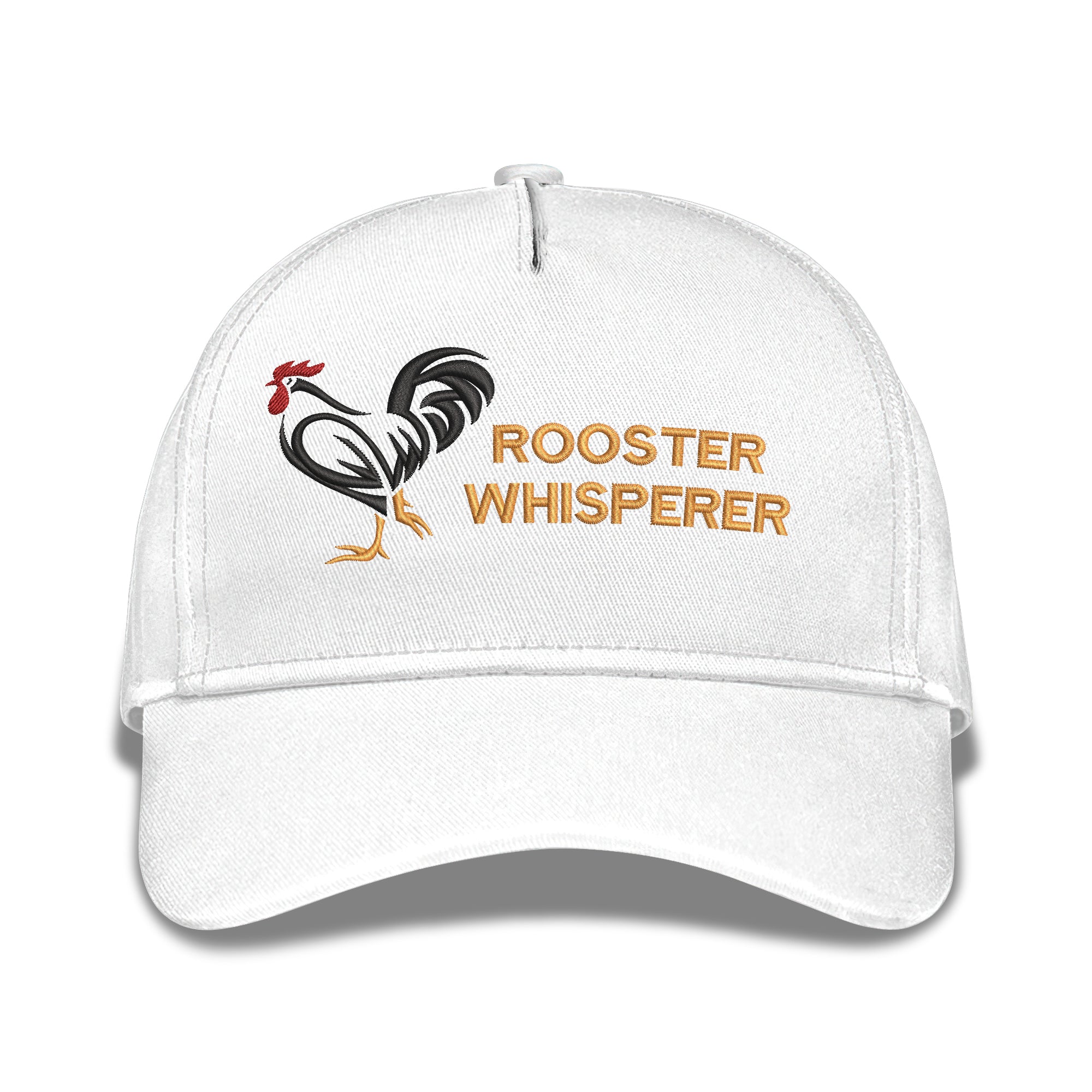 Rooster Whisperer Embroidered Baseball Caps