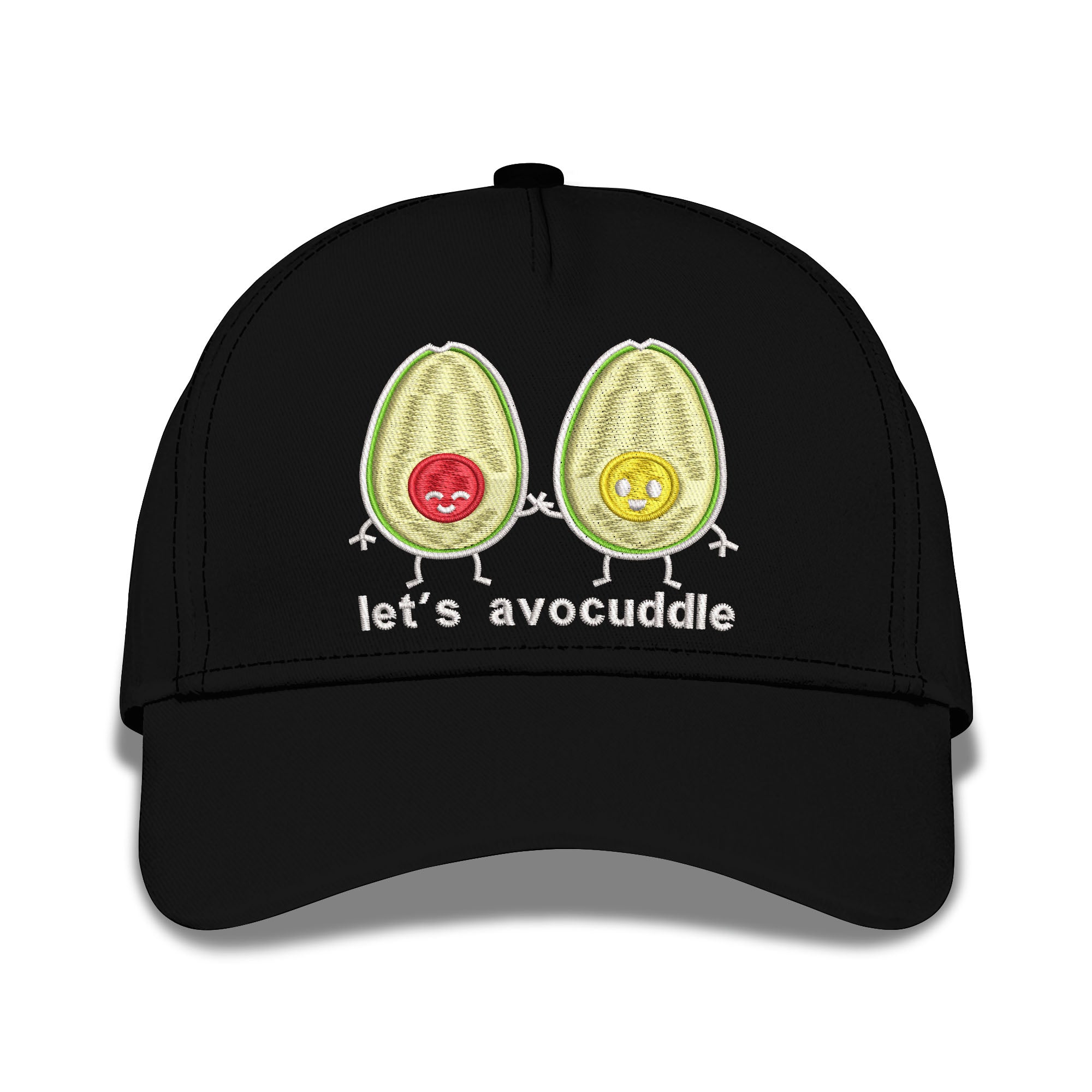 Let's Avocuddle Embroidered Baseball Caps