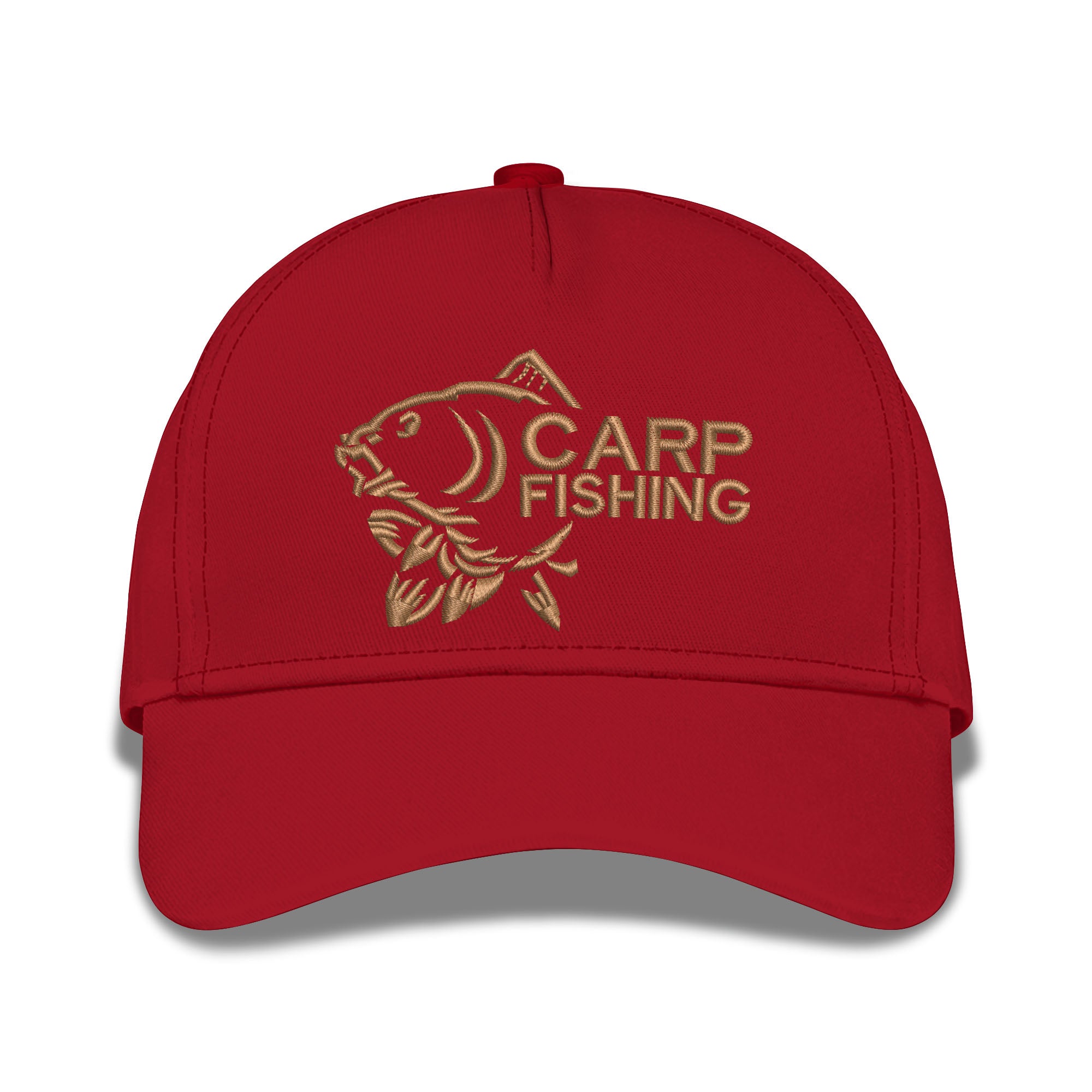 Carp Fishing Embroidered Baseball Caps