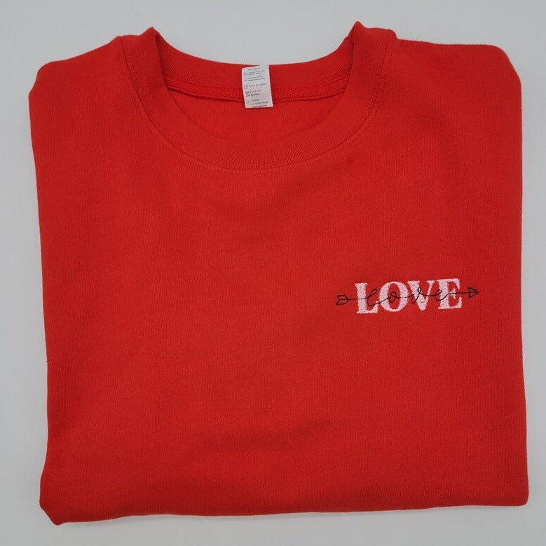 Valentine Embroidered Sweatshirt