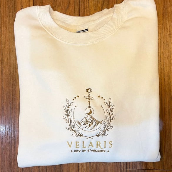 Embroidered Velaris City Of Starlight Sweatshirt