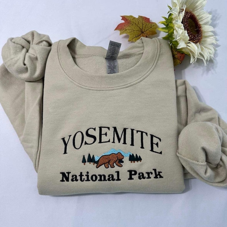 Yosemite National park embroidered sweatshirt