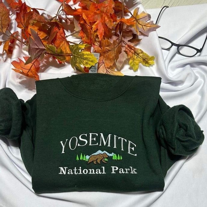 Yosemite National park embroidered sweatshirt