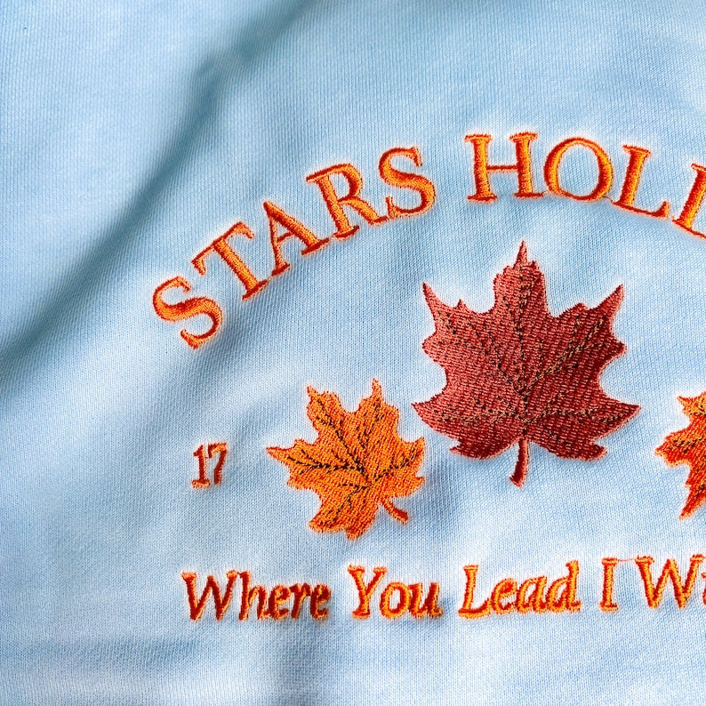 Stars Hollow Embroidered Sweatshirt, Gilmore Girls Embroidey Sweatshirt