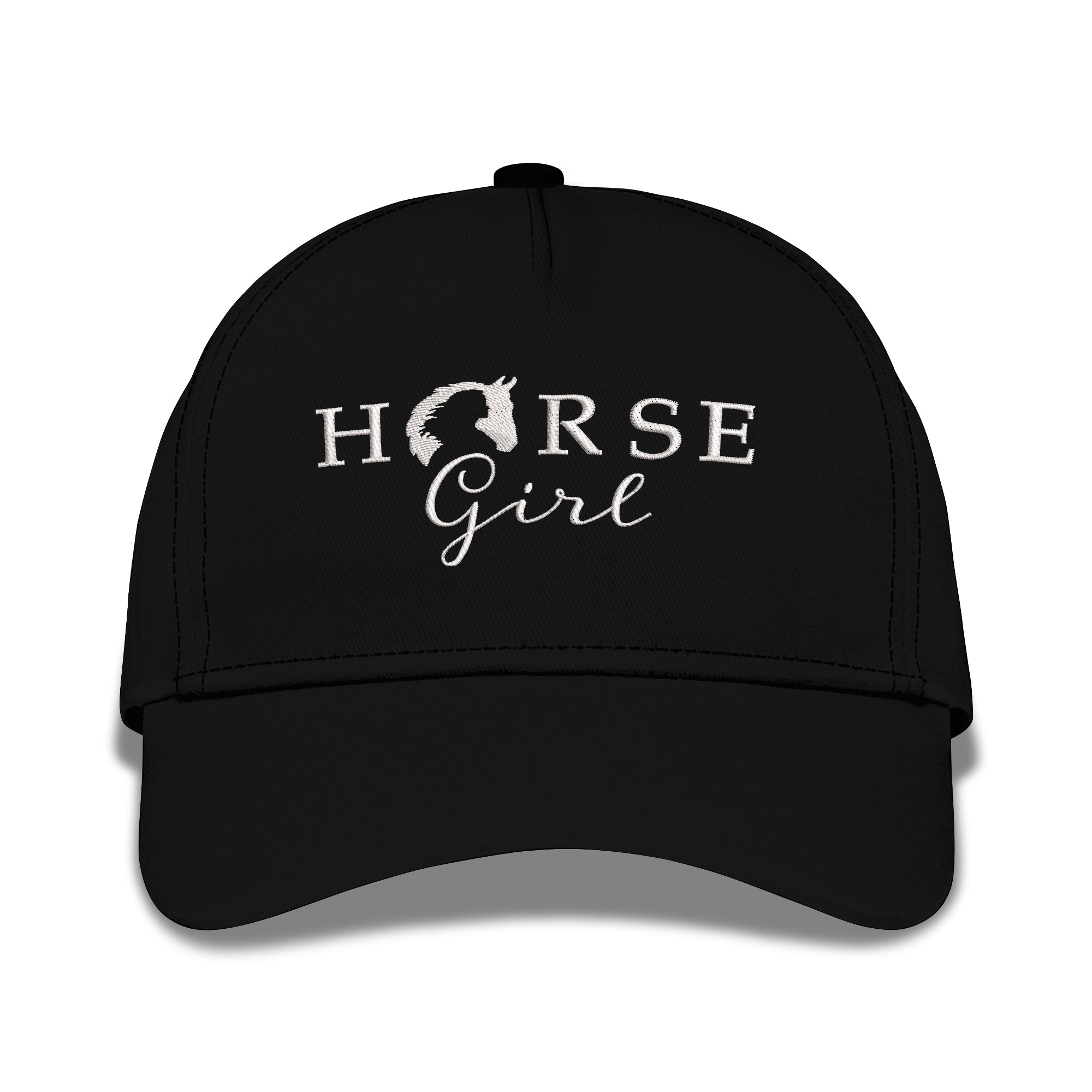 Horses Girl Embroidered Baseball Caps