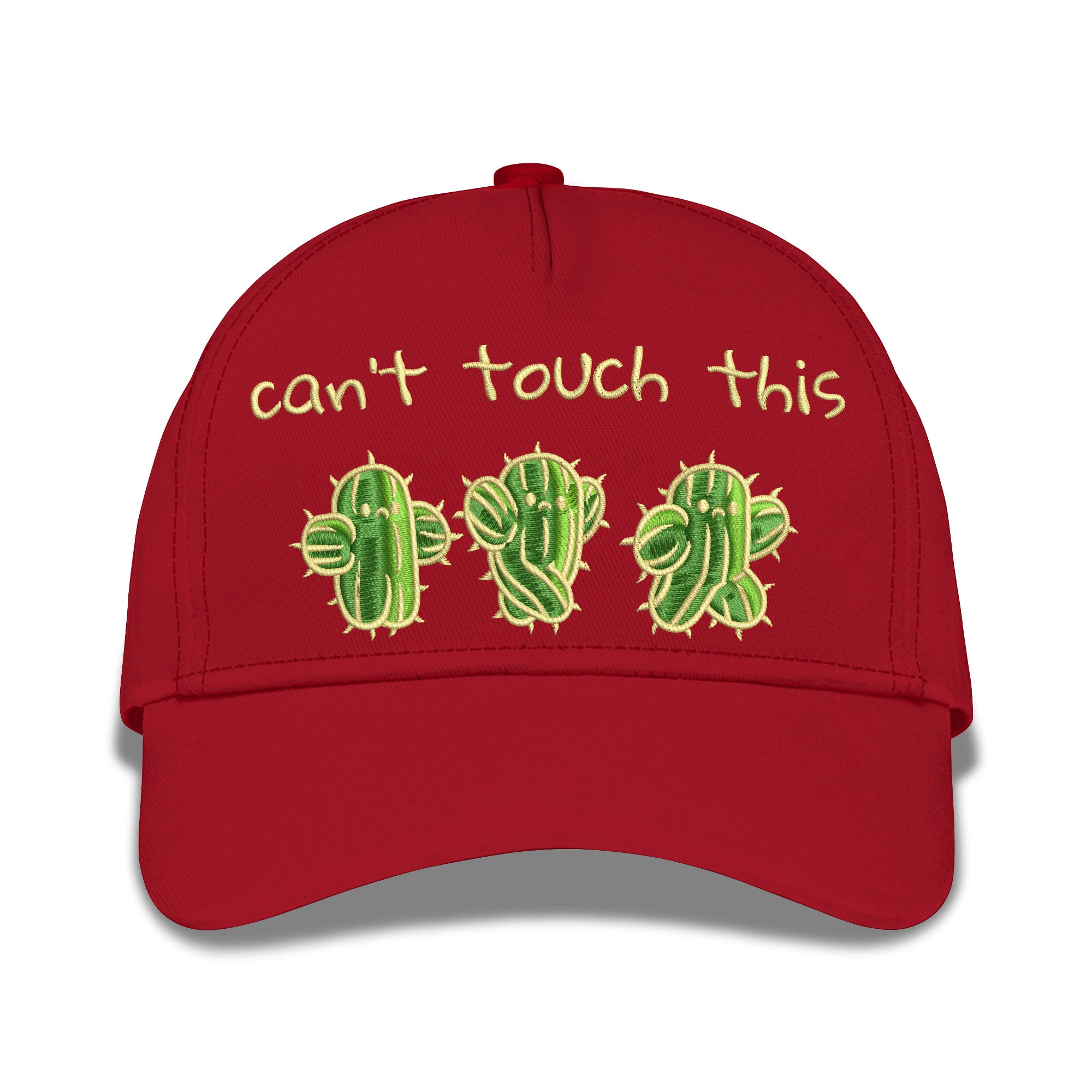 Can't Touch This Cactus Embroidered Baseball Caps