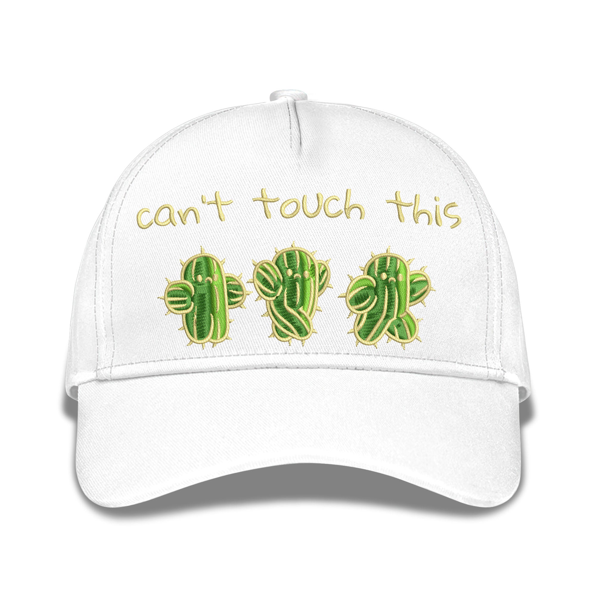 Can't Touch This Cactus Embroidered Baseball Caps