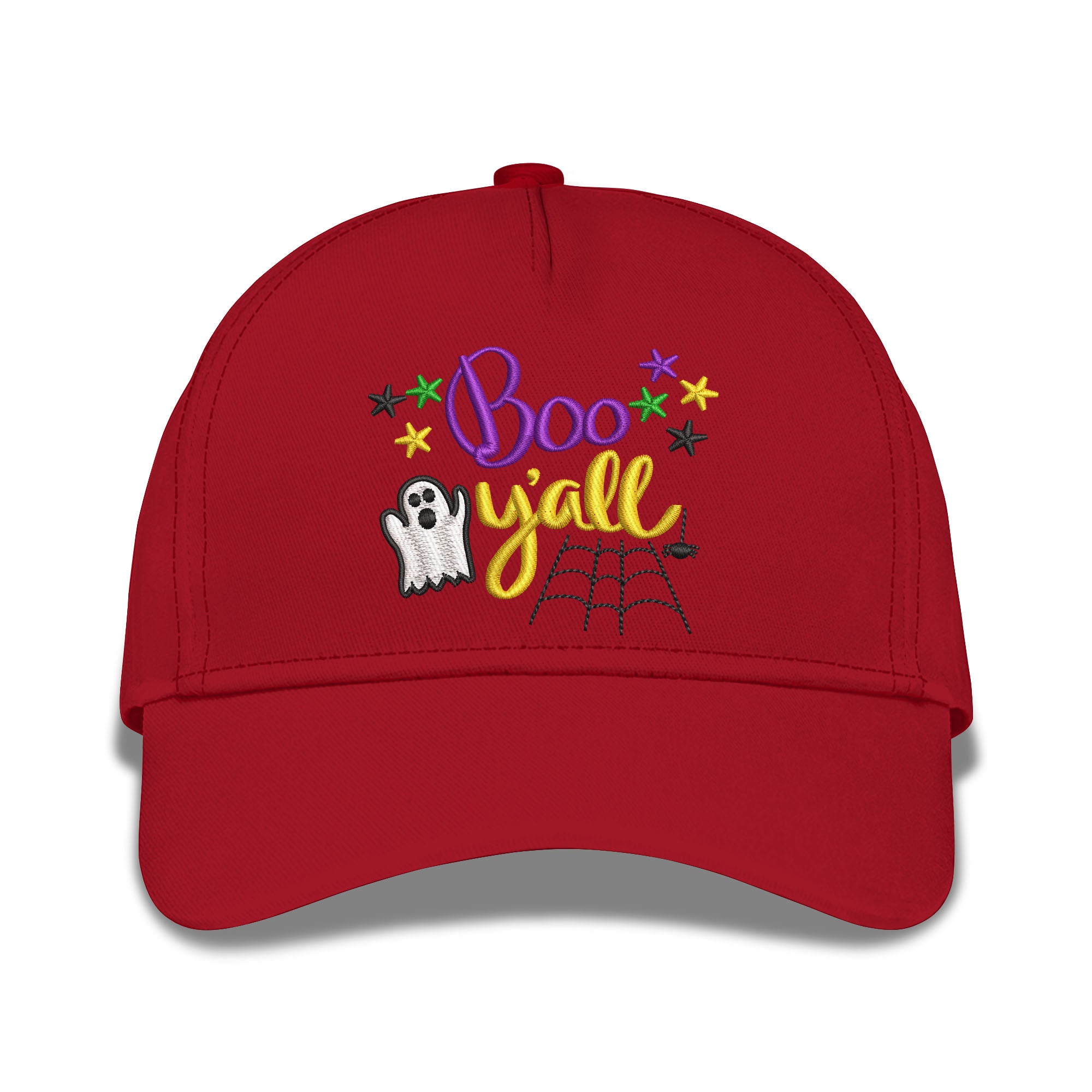 Boo Yall Embroidered Baseball Caps